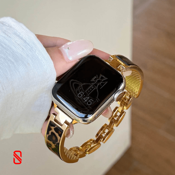 بند اپل واچ بنگل هرمس Hermes پلنگی